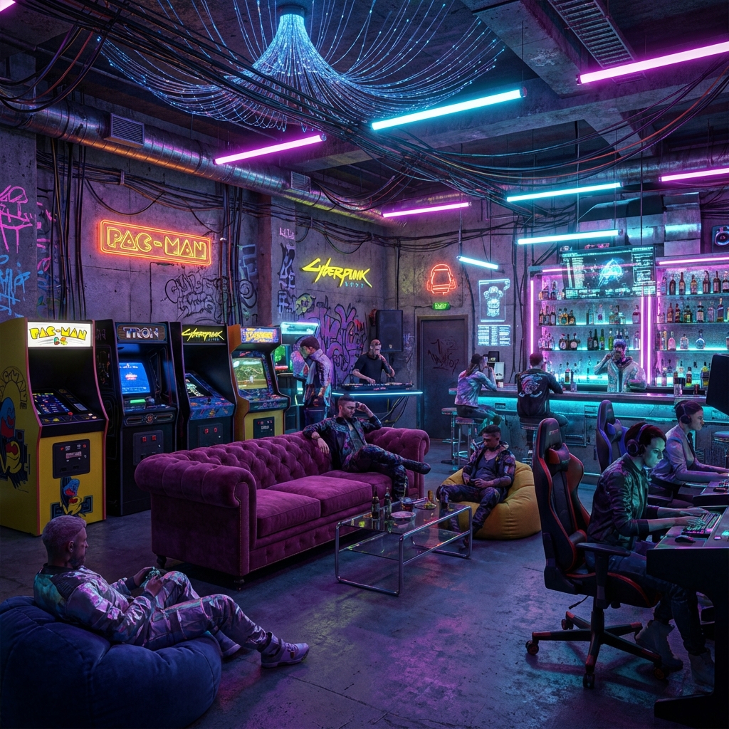 Arcade Lounge Vibe
